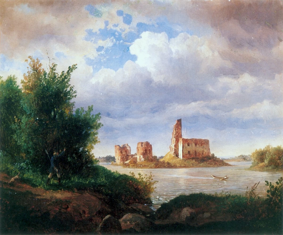 Rovine del castello di Trakai - Museo Nazionale di Varsavia